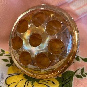 1940’s Marigold Iridescent Carnival Glass Frog.